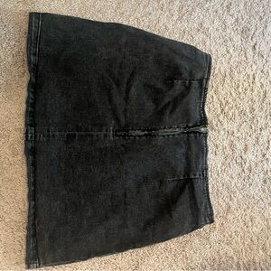 Wild Fable Black Denim Mini Skirt